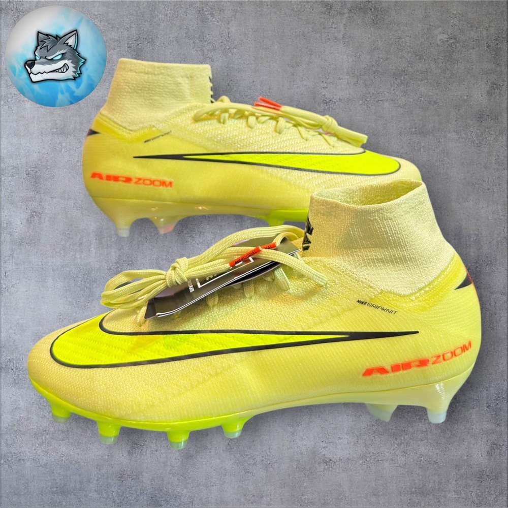 Nike Mercurial Superfly 10 Elite AG Limelight Soccer Men Size 6.5 FQ8339-300